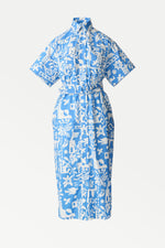 Saloon Shirt Dress - Blue