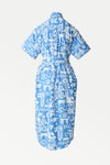 Saloon Shirt Dress - Blue
