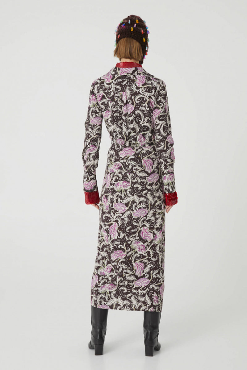 Wrap Dress - Emu Print