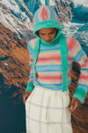 Printed Mohair Sweater - Multicolour