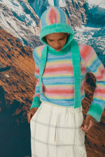 Printed Mohair Sweater - Multicolour