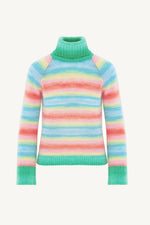 Printed Mohair Sweater - Multicolour