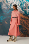 Flared Wool Skirt - Fringes