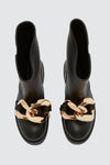 Chain Rubber Boot - Black