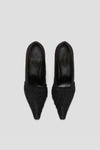 Chain Heel Pumps - Black