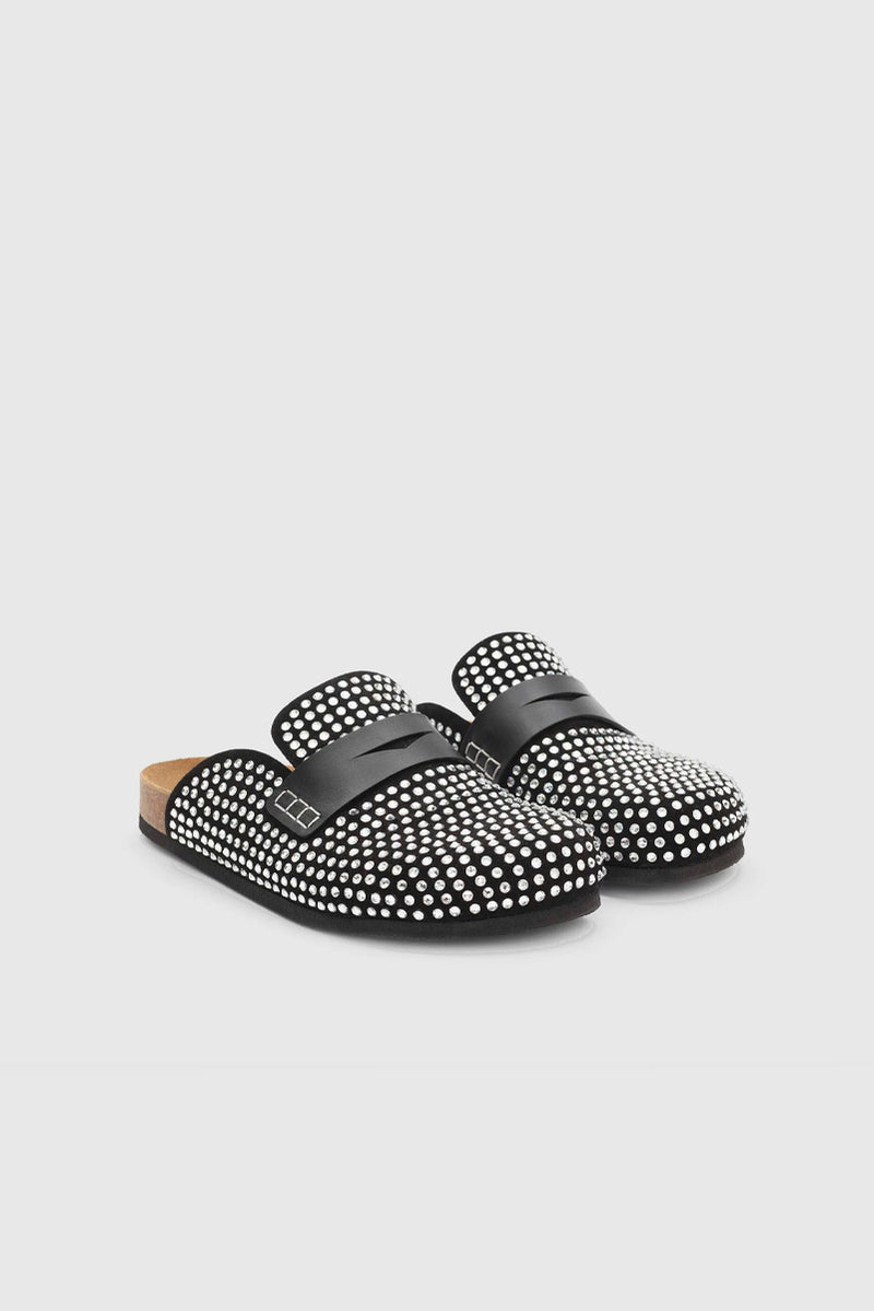 Crystal Loafer - Black