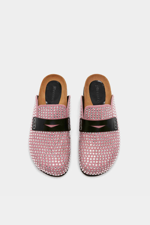Crsytal Loafer - Pink