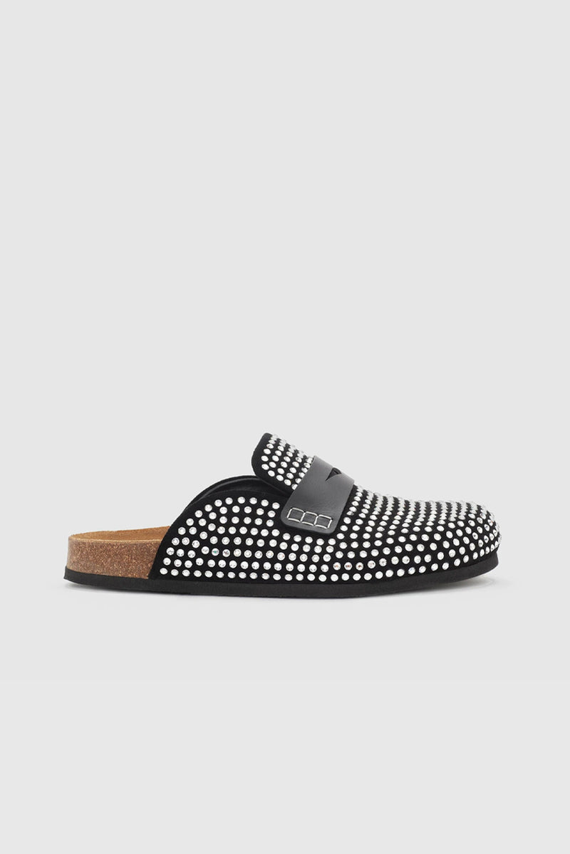 Crystal Loafer - Black