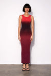 Ombre Maxi Dress - Red Ombre