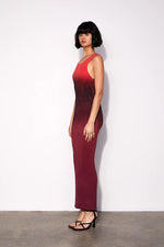 Ombre Maxi Dress - Red Ombre