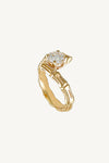 Bambu Ring - 9K Yellow Gold
