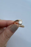 Bambu Ring - 9K Yellow Gold