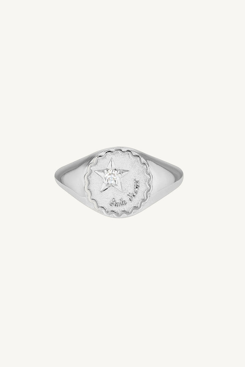 Star Of Love Signet Ring