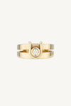 Ziggy Open Signet Ring - 9K Yellow Gold