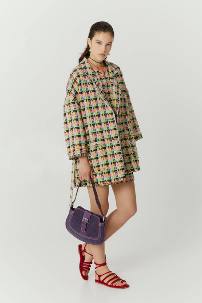 Oversized Jacket Jacket - Jacquard
