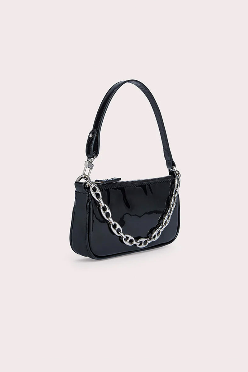 Mini Rachel - Black Patent Leather