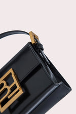 Fran Cross Over Bag - Black/ Semi Patent Leather