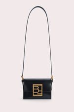 Fran Cross Over Bag - Black/ Semi Patent Leather