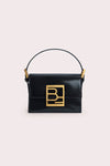 Fran Cross Over Bag - Black/ Semi Patent Leather