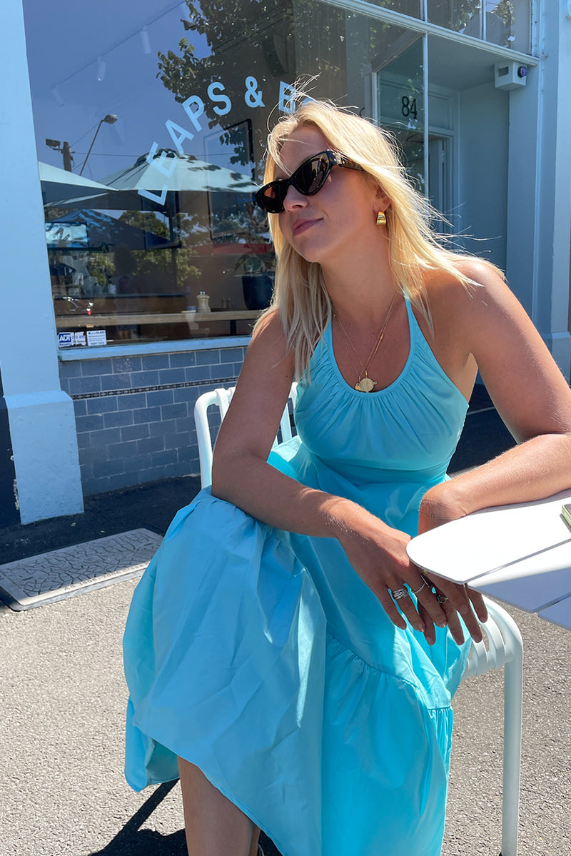 Carter Dress - Turquoise