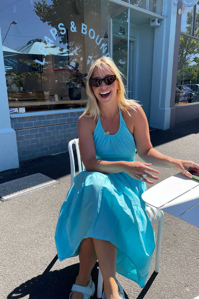 Carter Dress - Turquoise
