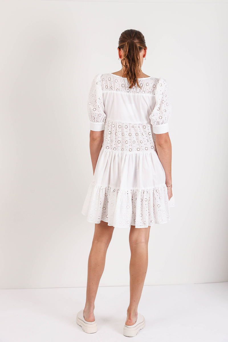 Evie Dress - White