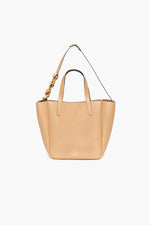 Chain Strap Small Cabas - Light Beige