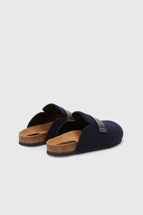 Felt Loafer - Dark Navy