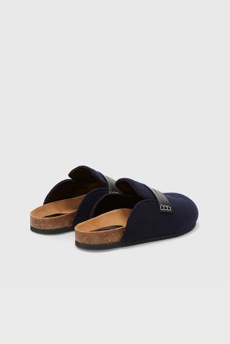 Felt Loafer - Dark Navy