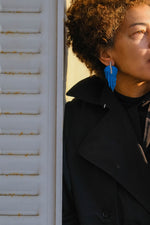 The Palms Earrings - Blue