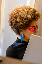 The Palms Earrings - Blue