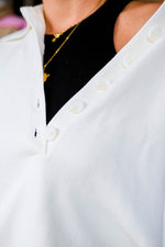 Touchdown Top - Ivory