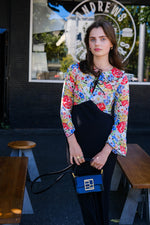 Lora Dress - Multi Spring Meadow