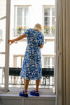 Saloon Shirt Dress - Blue