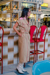 Saloon Dress - Tan